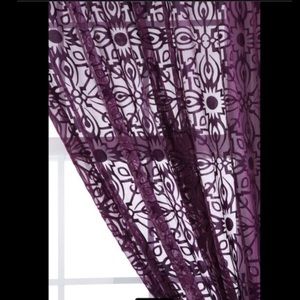 Urban outfitters medallion burnout velvet curtain
